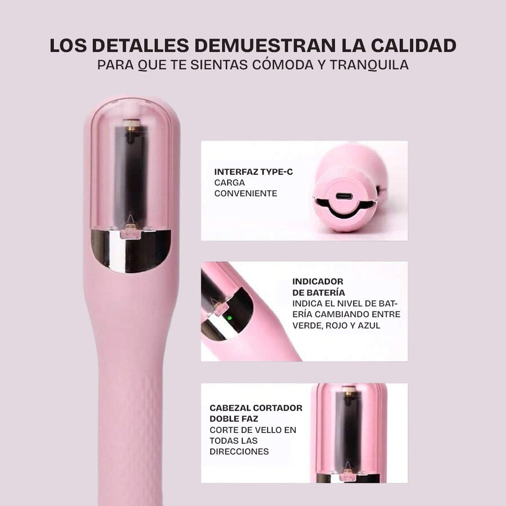 Recortadora de puntas abiertas rosa vista adicional – Mil Ideas