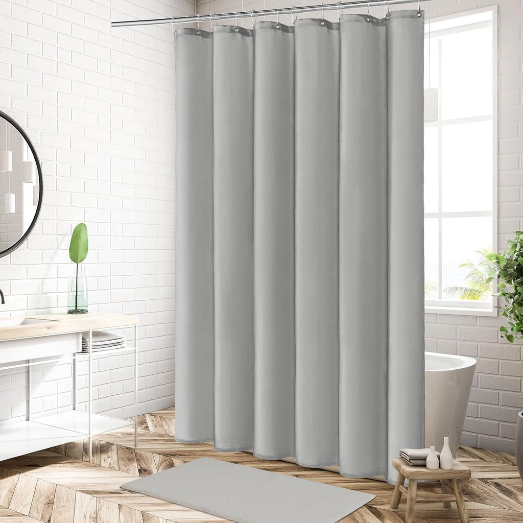 Cortina gris en PEVA para ducha – Mil Ideas