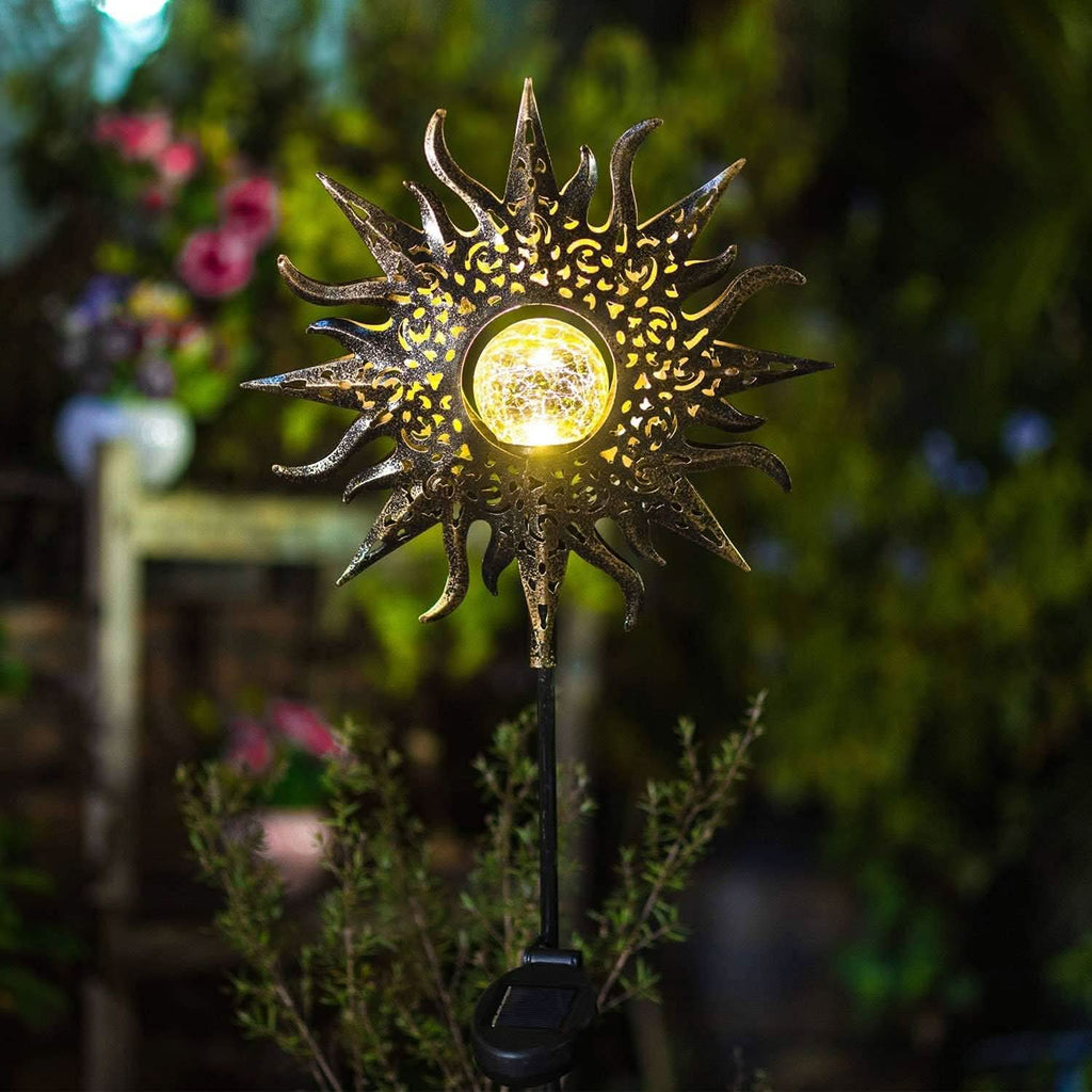 Luz solar Sun Glass para jardín en uso – Mil Ideas