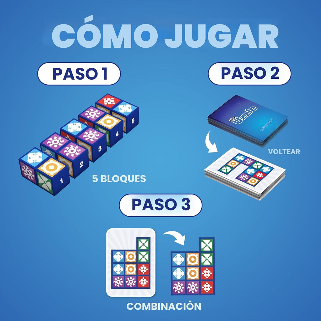 The Uzzle vista adicional del tablero – Mil Ideas