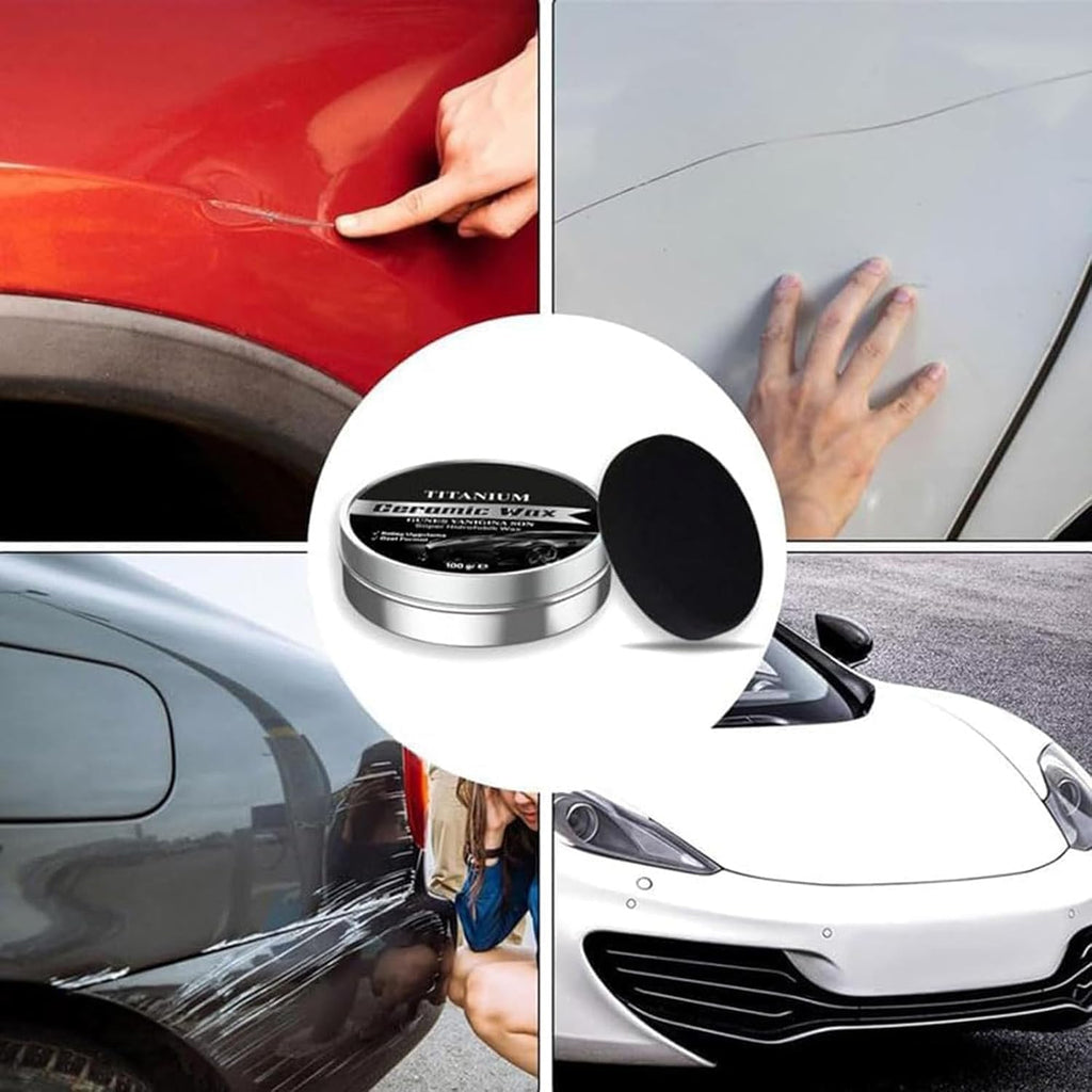 Cera de cerámica con titanio para pulido automotriz en uso – Mil Ideas