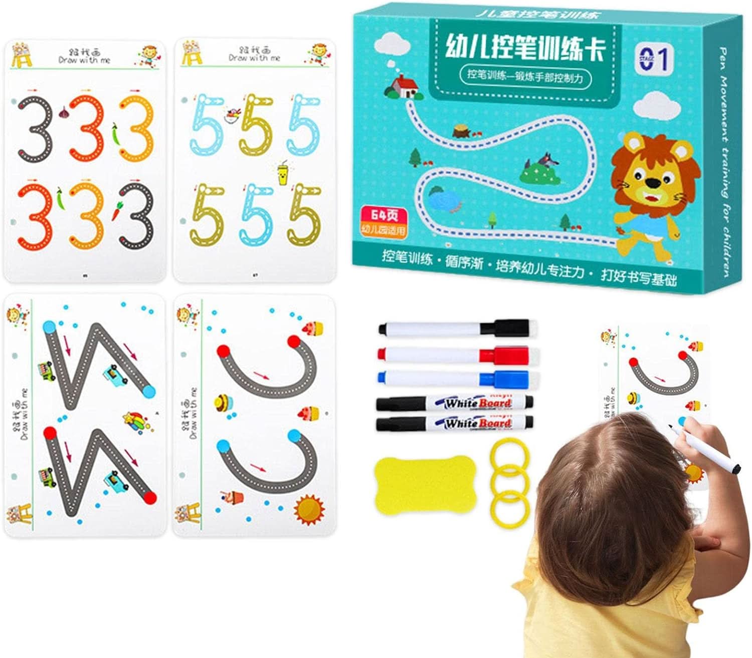 Libro Mágico Reutilizable Educativo para Niños – Mil Ideas