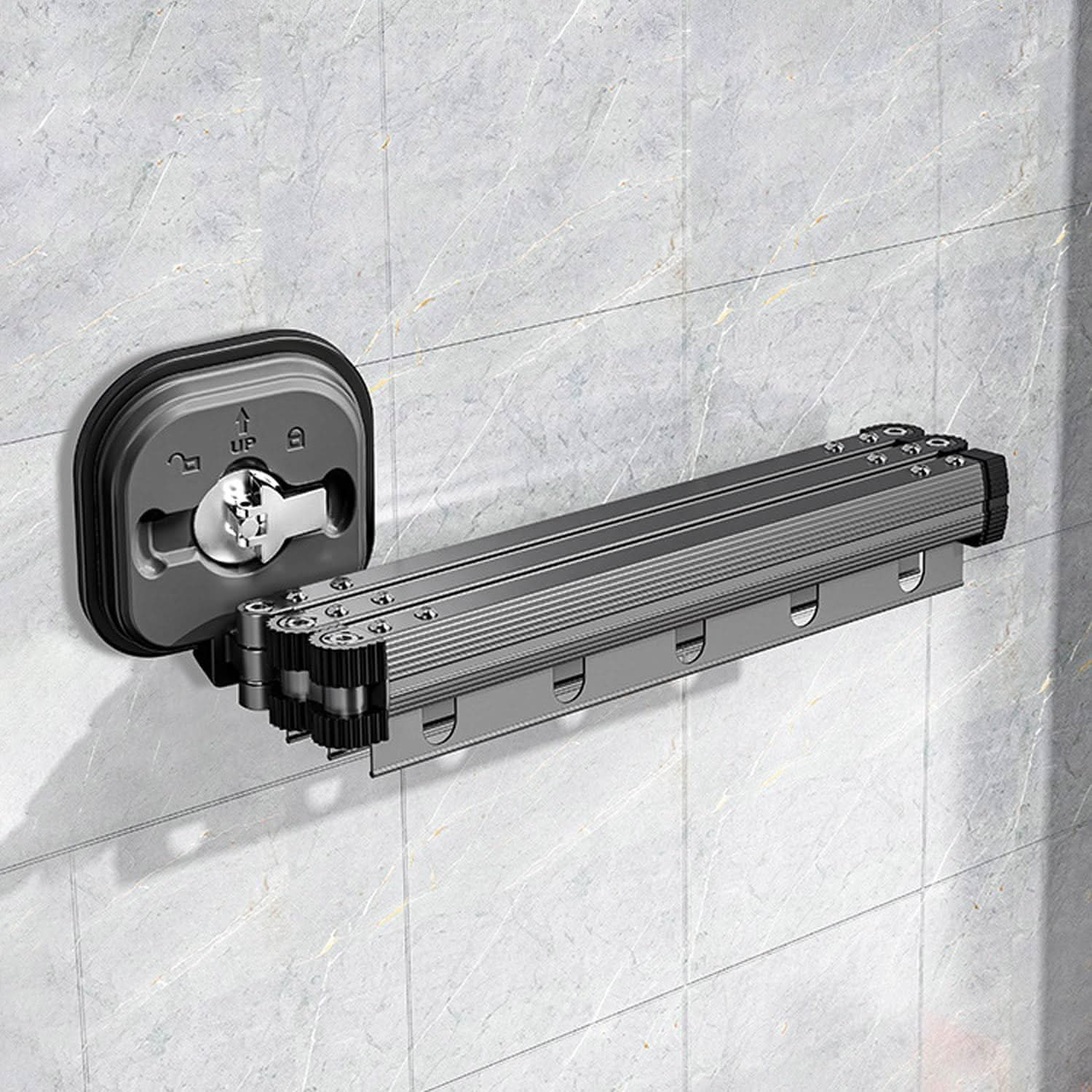Tender perchero extensible con ventosa vista adicional – Mil Ideas