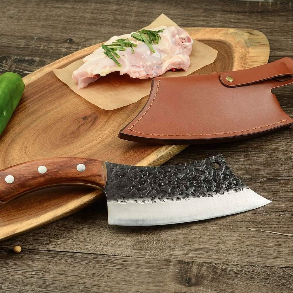 Cuchillo Omura Modelo Hikari con Funda detalle – Mil Ideas