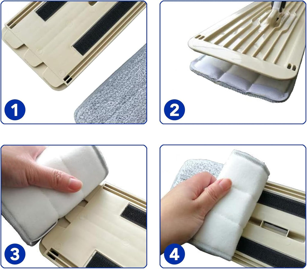 Set de 2 Paños de Repuesto para Mopa Vaster en uso – Mil Ideas