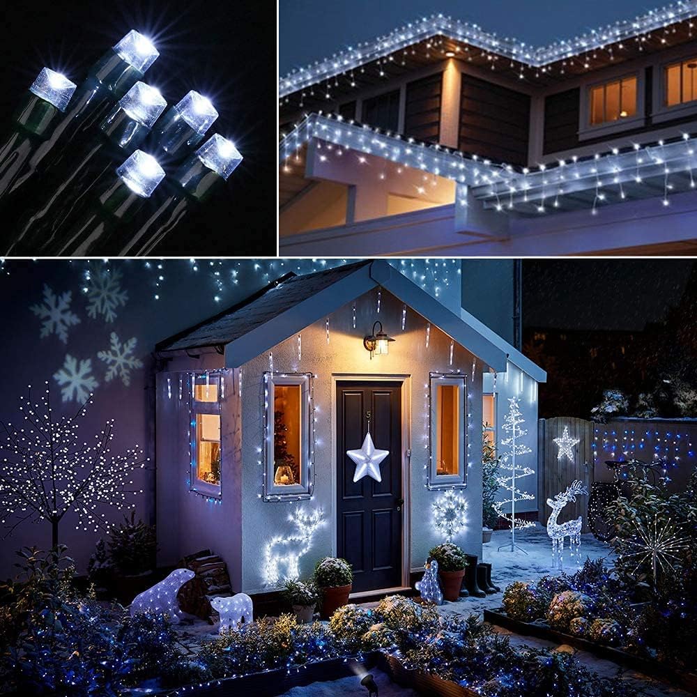 Luz de Navidad Solar Color Blanco x100