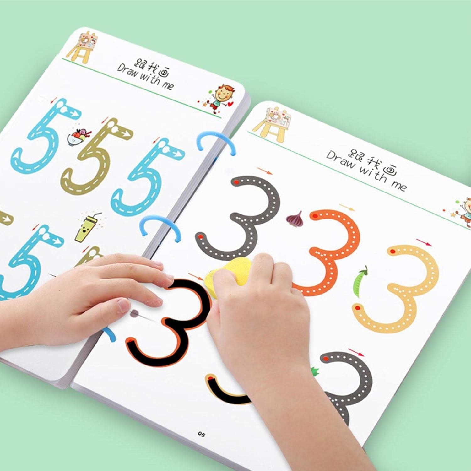 Libro Mágico Reutilizable Educativo para Niños vista adicional – Mil Ideas