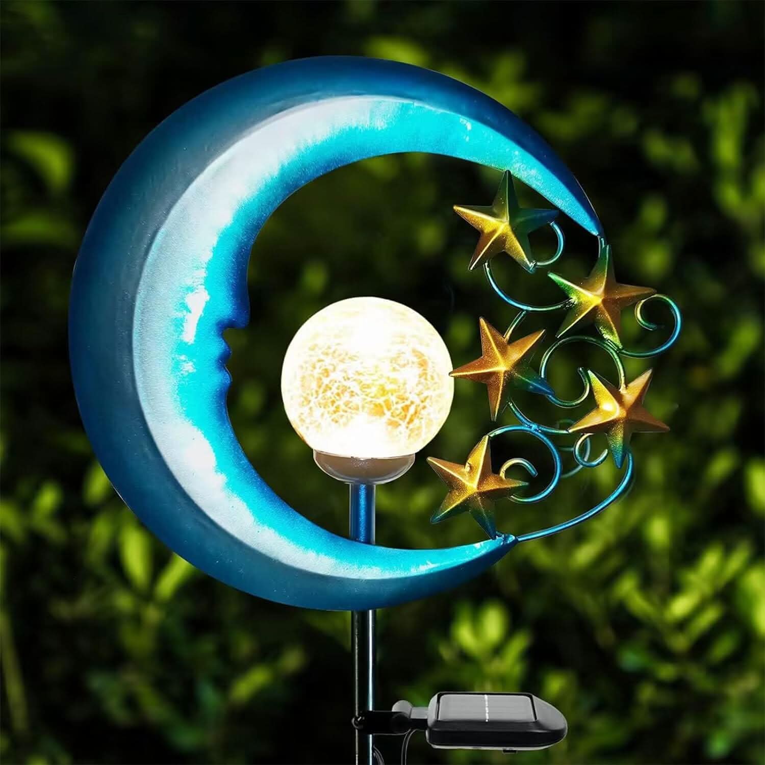 Luz Solar Moon Glass para Jardín en uso – Mil Ideas