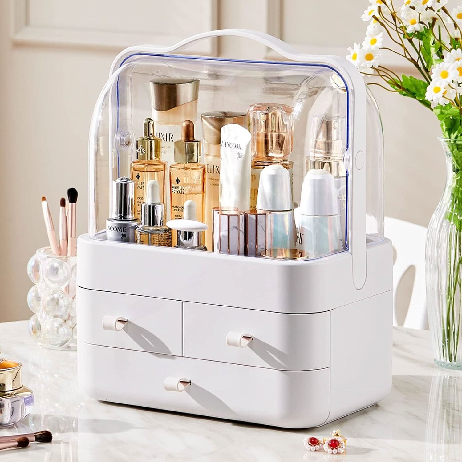 Organizador de maquillaje cajones detalle – Mil Ideas