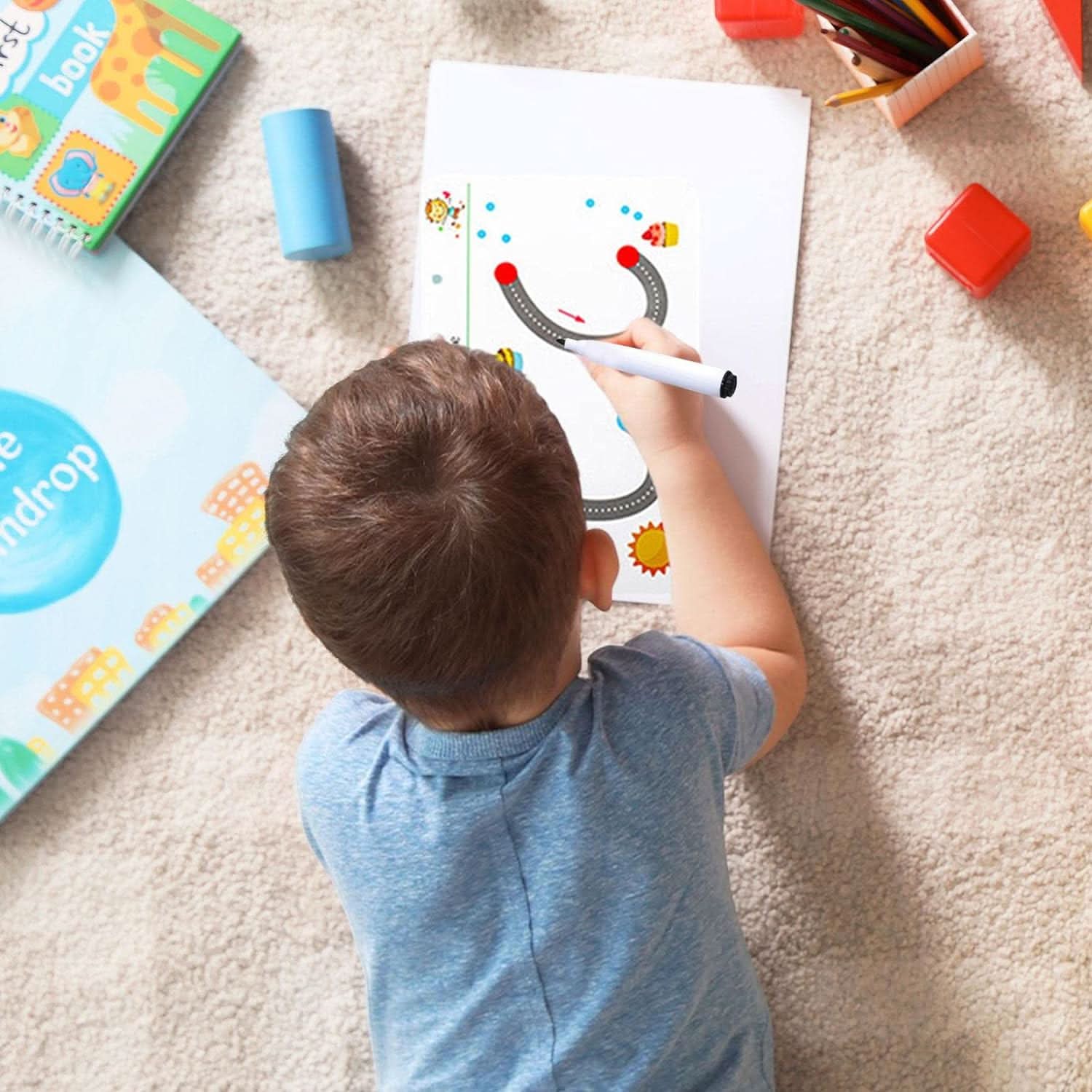 Libro Mágico Reutilizable Educativo para Niños en uso – Mil Ideas