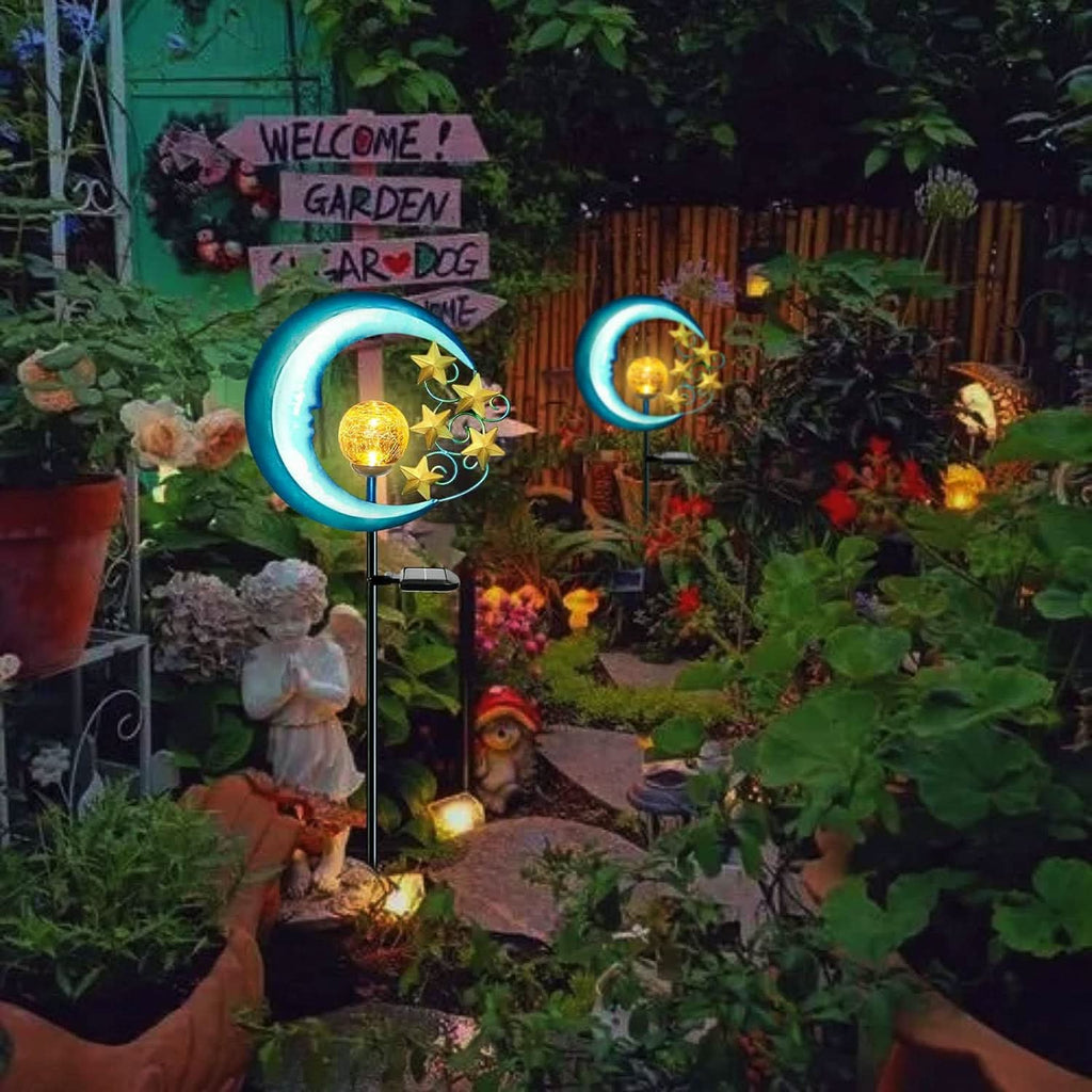 Luz Solar Moon Glass para Jardín detalle – Mil Ideas