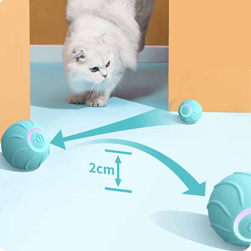 Pelota eléctrica con rebote automático MimoPaws vista adicional – Mil Ideas