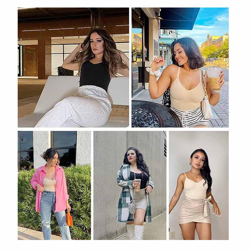 Body con tirantes moldeador sin costuras vista adicional – Mil Ideas