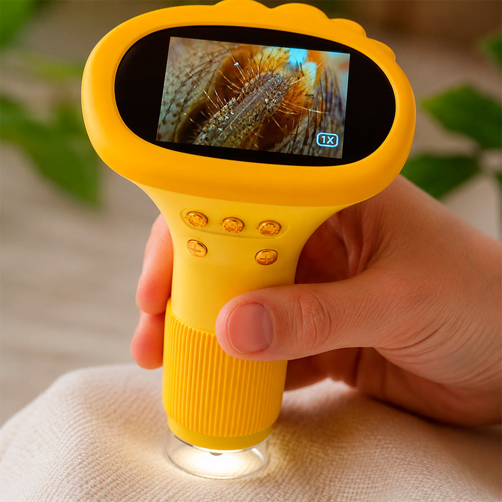 Microscopio Digital Infantil con Pantalla Aumento x1000