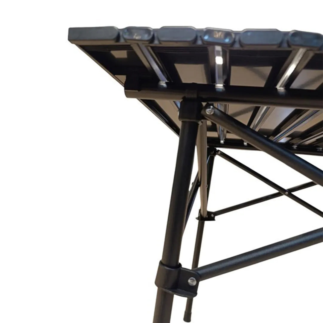 Mesa enrollable de aluminio para camping detalle – Mil Ideas