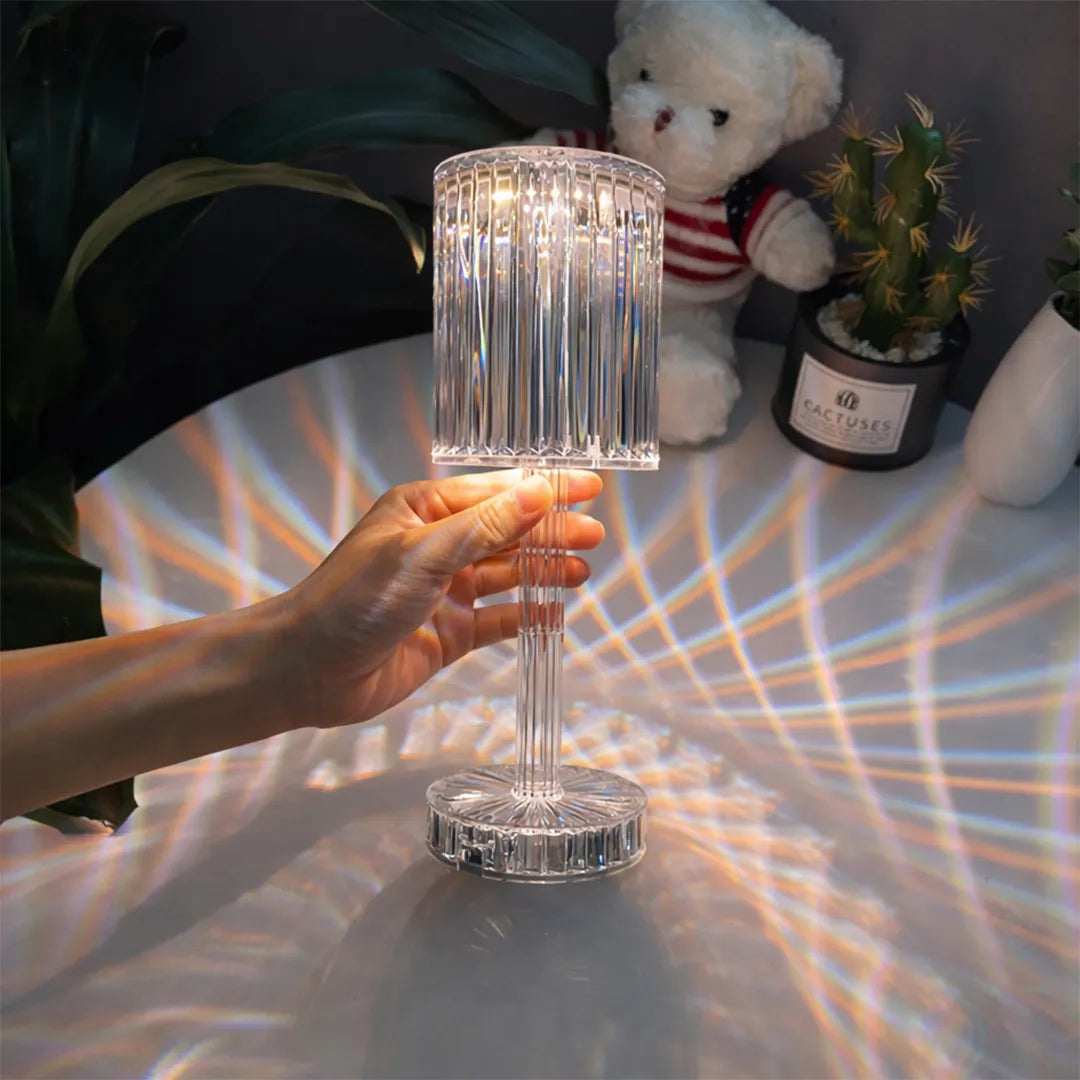 Lámpara LED multicolor táctil con control remoto vista adicional – Mil Ideas