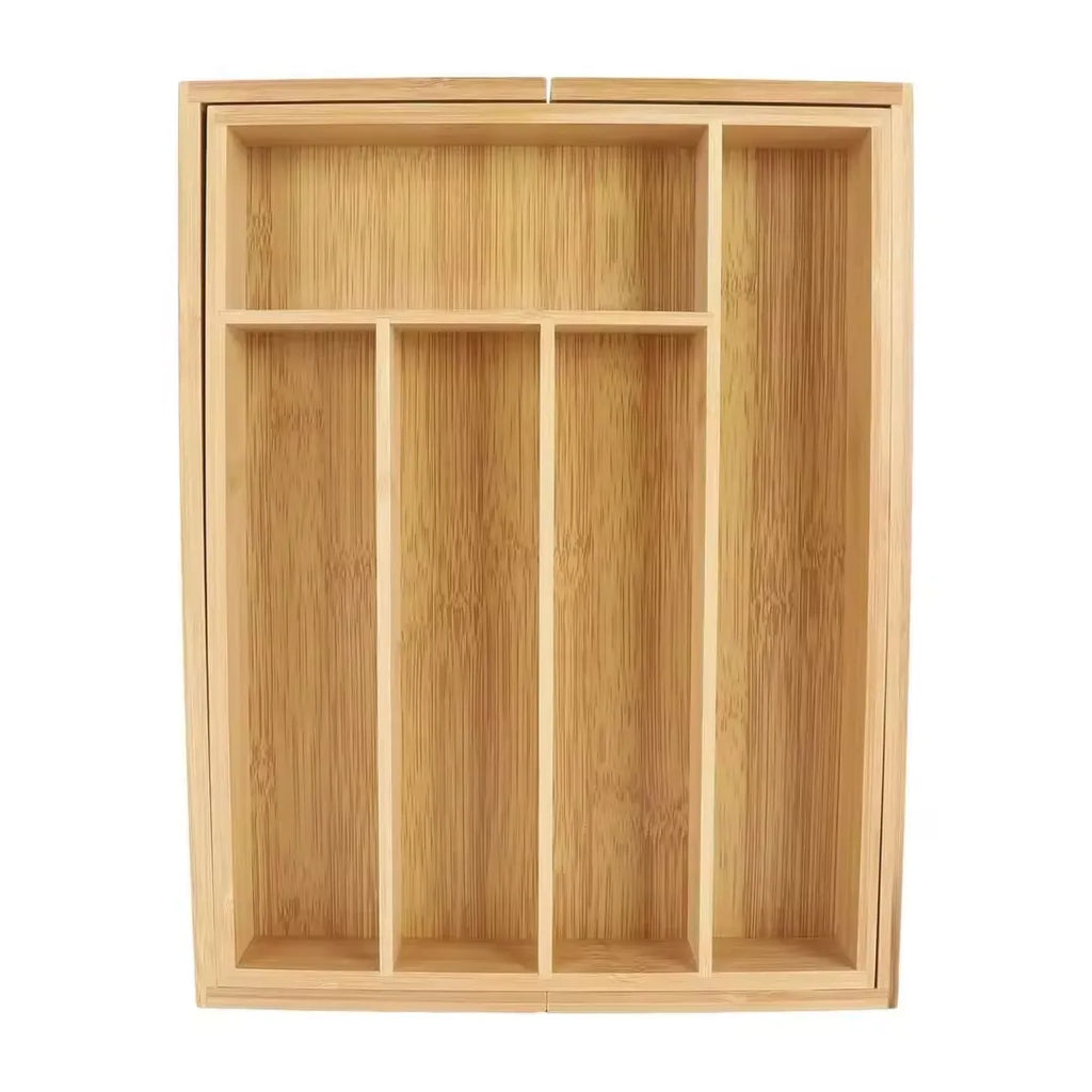 Organizador multifuncional extensible de bambú – Mil Ideas