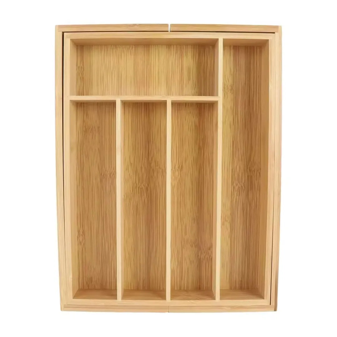 Organizador multifuncional extensible de bambú – Mil Ideas