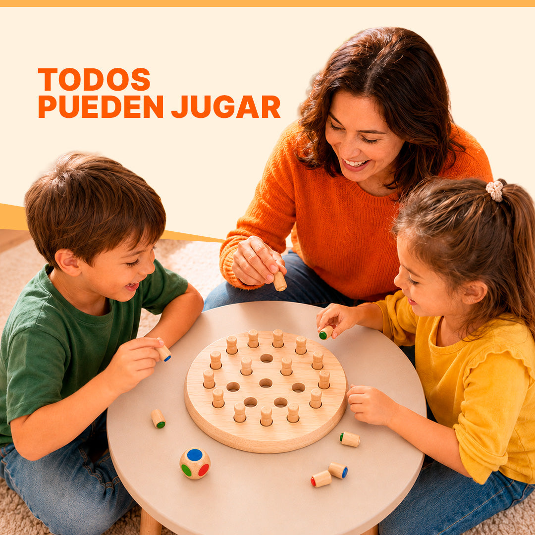 Juego Didáctico en Madera Ajedrez para la Memoria
