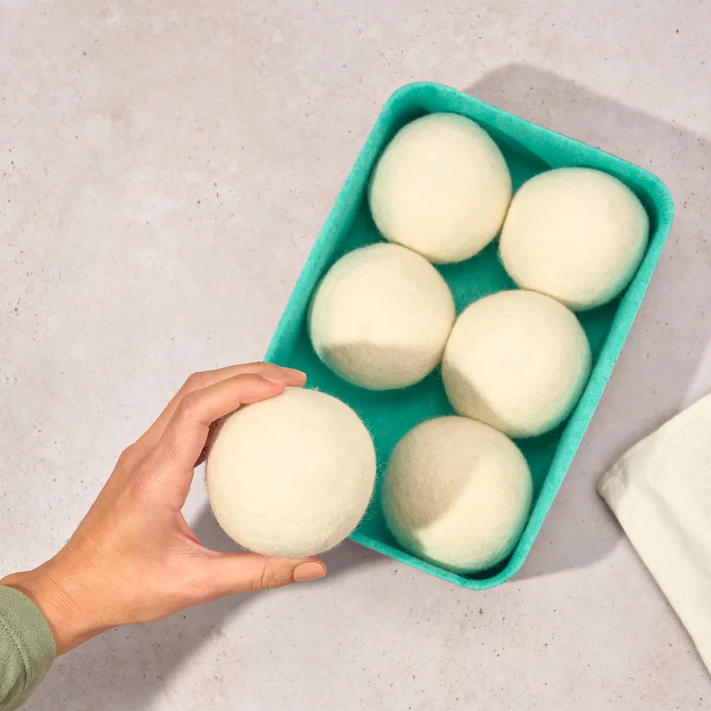 Paquete de 6 Bolas de Lana para Secadora