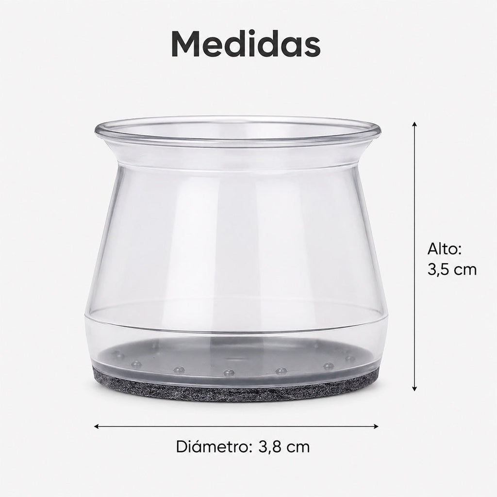Pack de 16 Protectores de Silicona para Sillas Mil Ideas