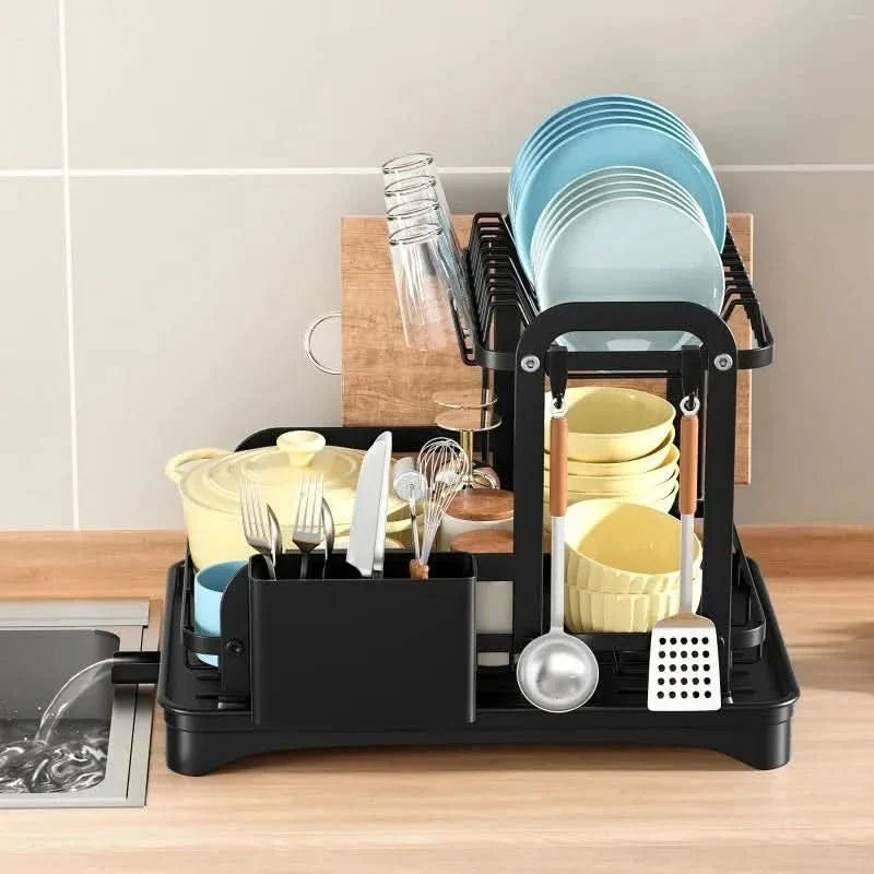 Escurridor Vento de Acero con 2 Pisos y Drenaje vista adicional – Mil Ideas