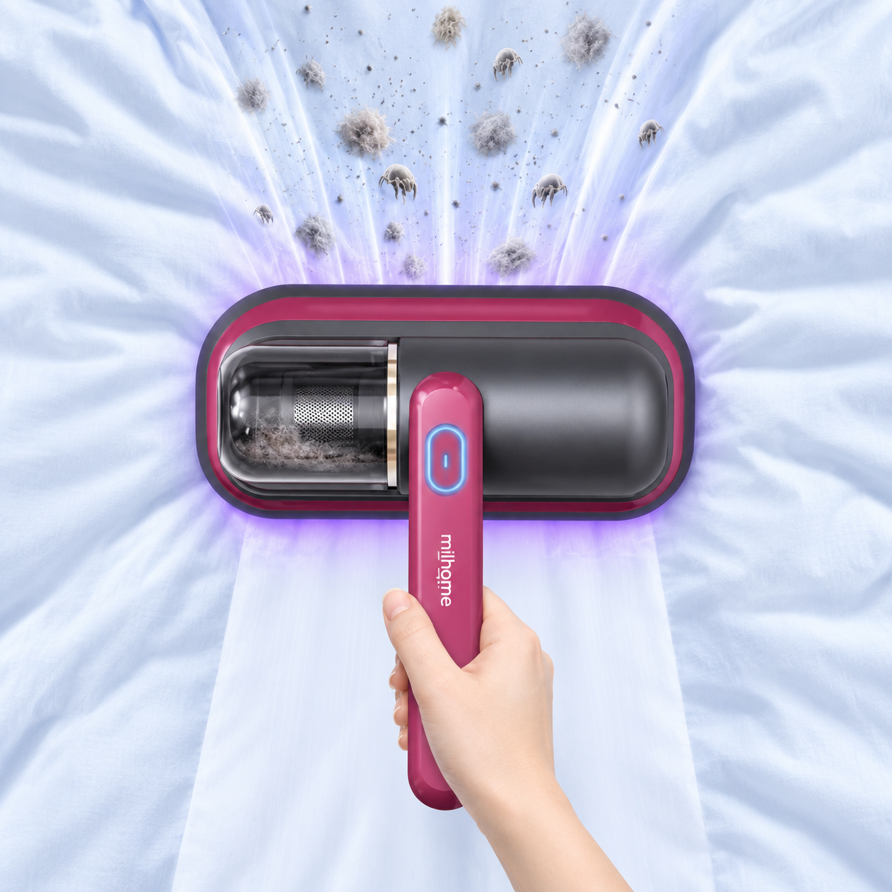 Aspiradora Inalámbrica de Mano Aero Clean con Luz UV-C