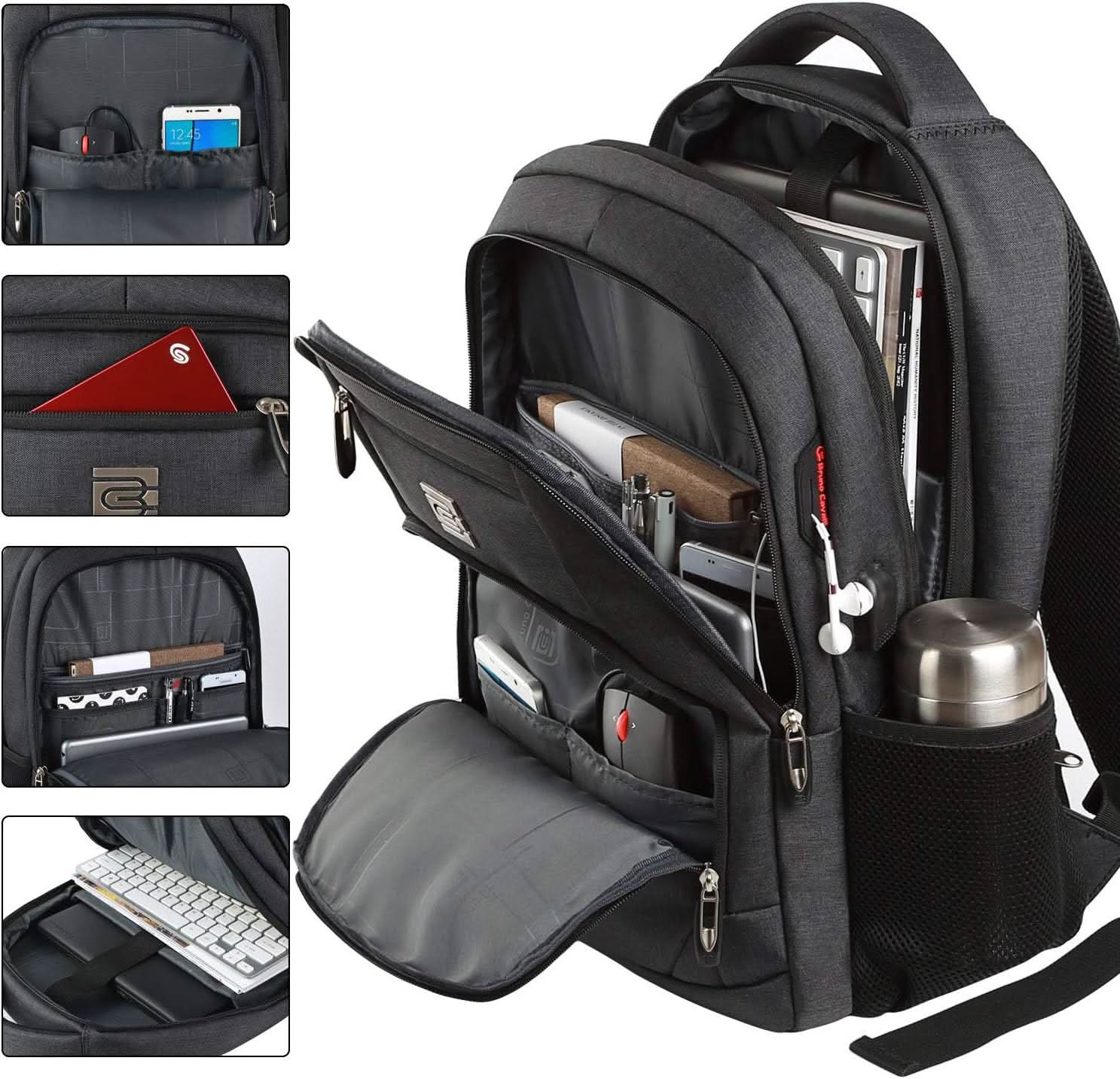 Mochila Bruno Cavalli 15,6 pulgadas en uso – Mil Ideas