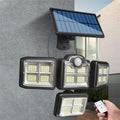Foco Solar 4 Módulos 35W 198 LEDs 2400mAh – Mil Ideas
