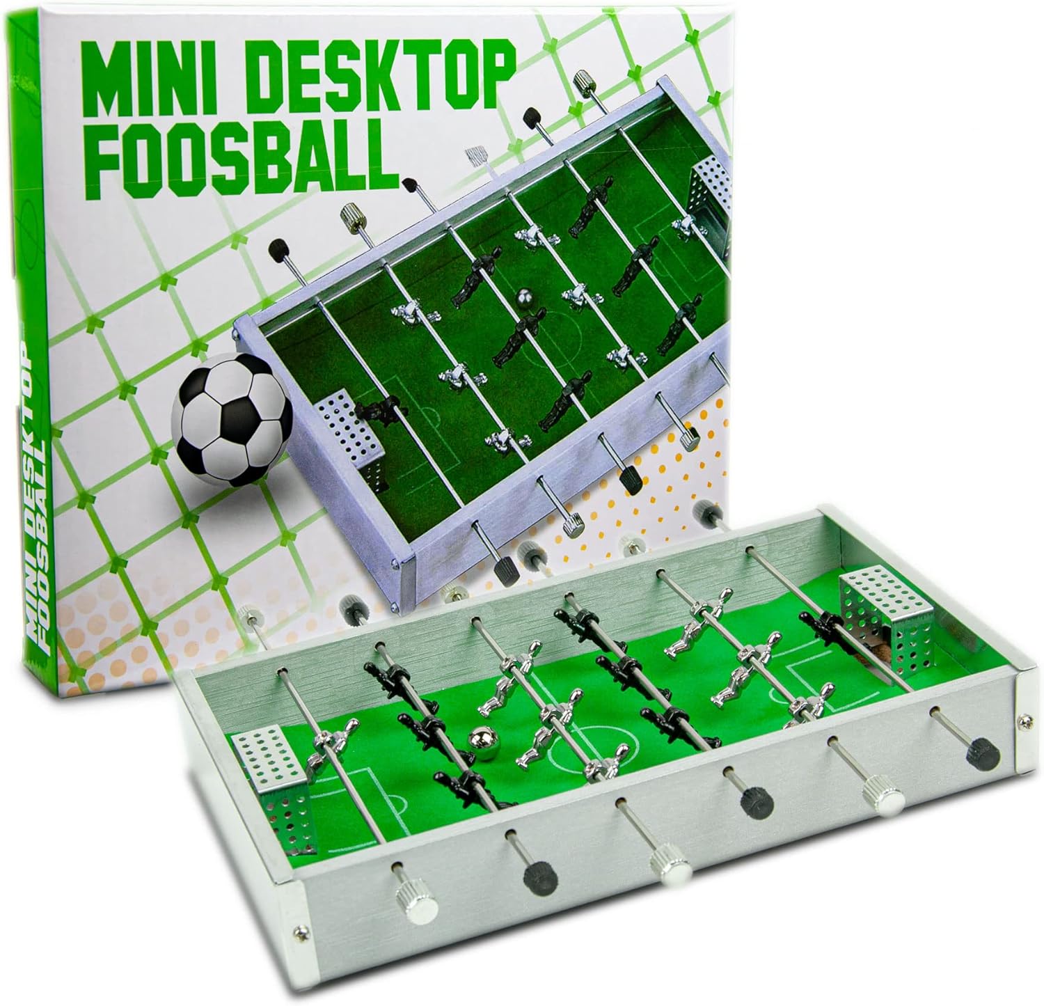 Mini futbolito de aluminio para mesa vista adicional – Mil Ideas