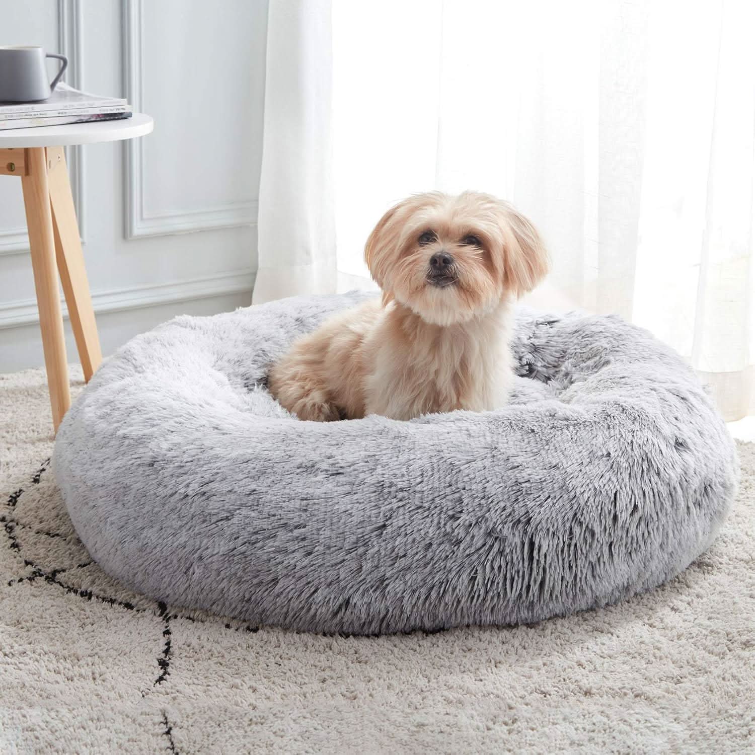Cama puff MimoPaws para mascotas vista adicional – Mil Ideas