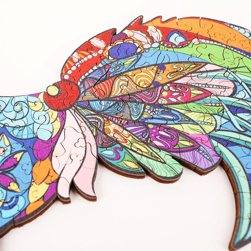 Puzzle de madera 180 piezas diseño Gallo detalle – Mil Ideas