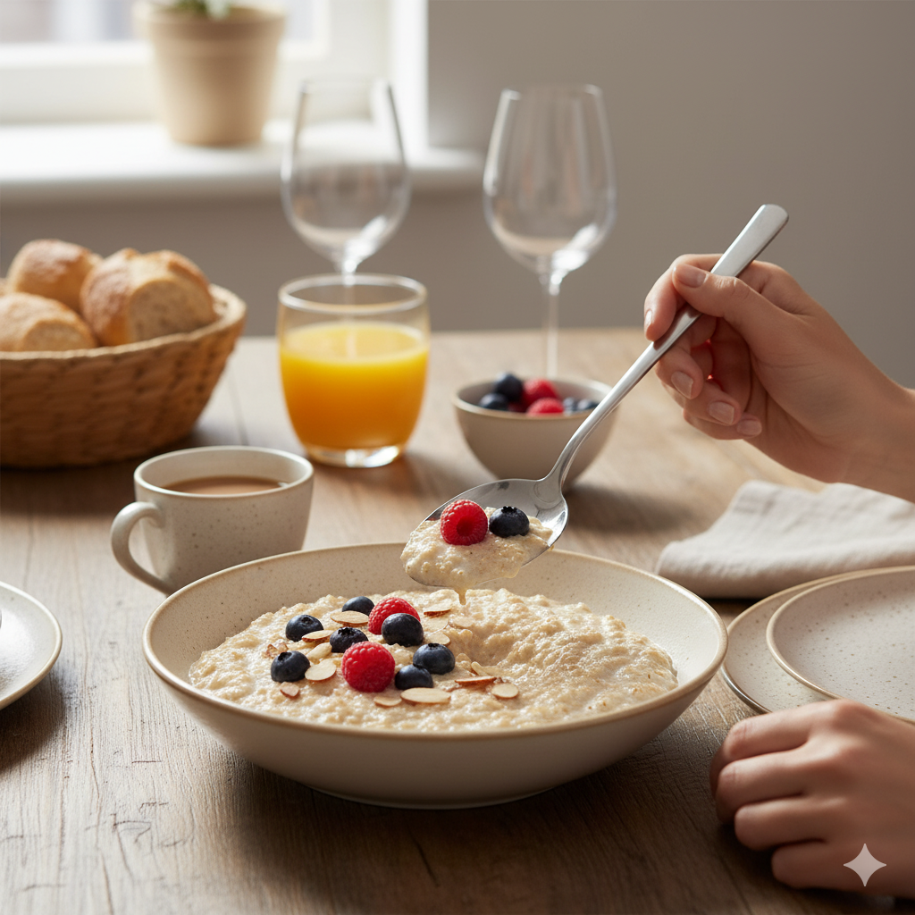 Set 24 piezas de cubiertos en acero inoxidable en uso – Mil Ideas