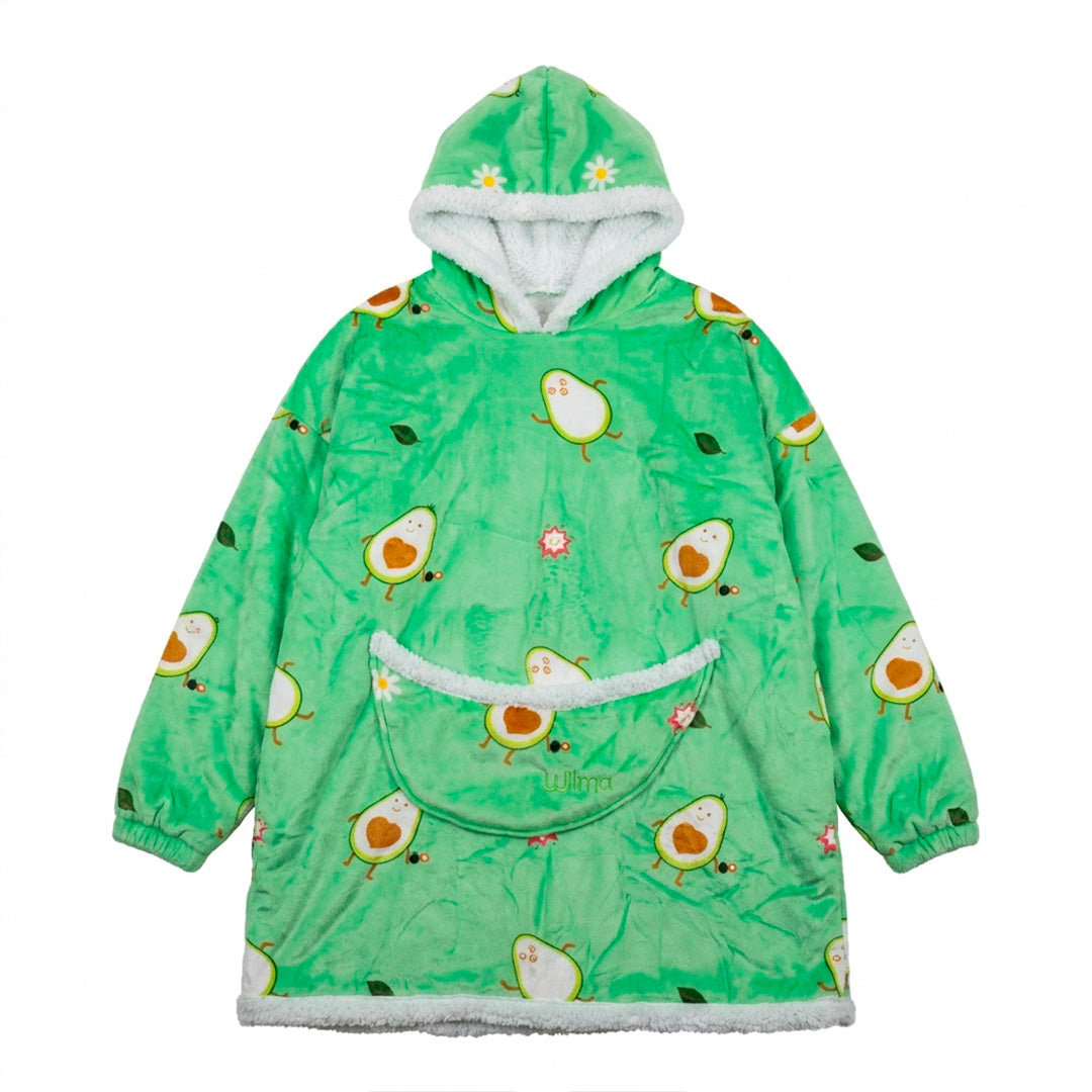 Hoodie Adultos Polar con Capucha Marca Wilma