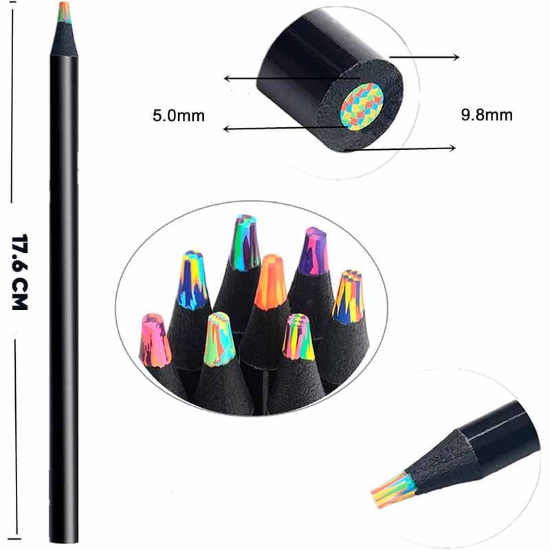 Set 12 lápices Gradients vista adicional trazo degradé – Mil Ideas