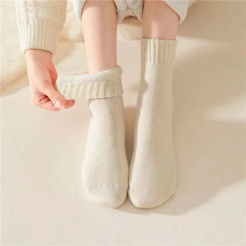 Pack 3 pares calcetines térmicos de felpa detalle – Mil Ideas