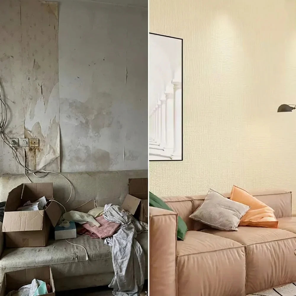 Papel Tapiz Autoadhesivo Antihumedad para Pared – 10 m