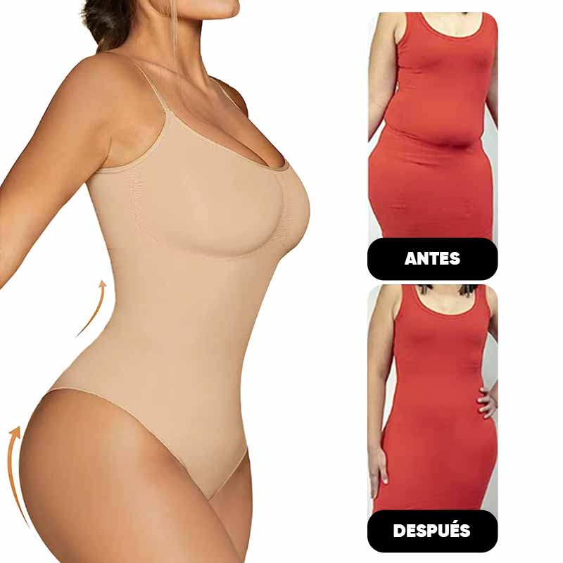 Body con tirantes moldeador sin costuras vista adicional – Mil Ideas
