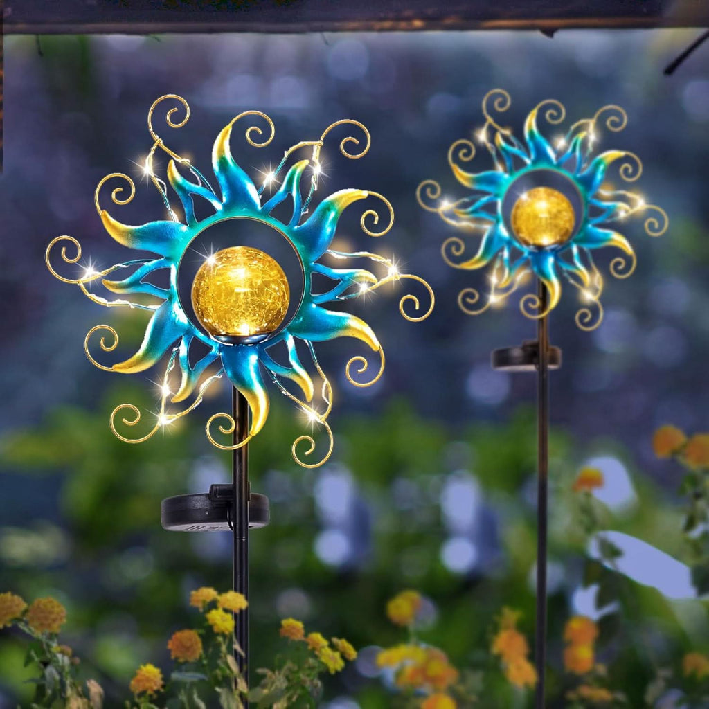 Luz solar para jardín Magic Sun en uso – Mil Ideas