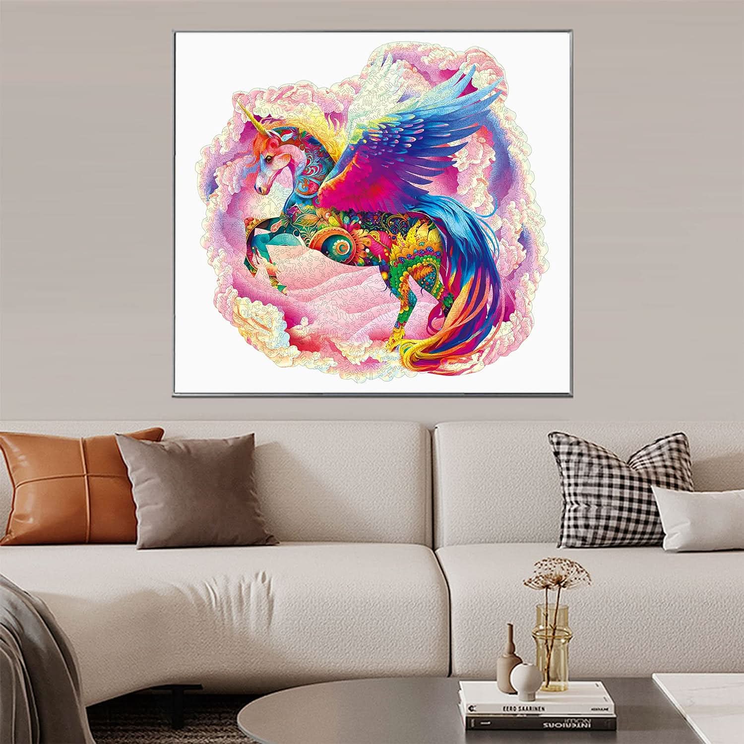 Puzzle de madera 300 piezas unicornio detalle – Mil Ideas