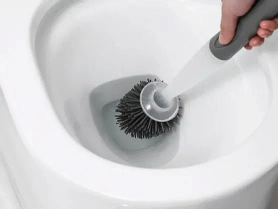 Escobilla para inodoro de silicona con dispensador – Mil Ideas