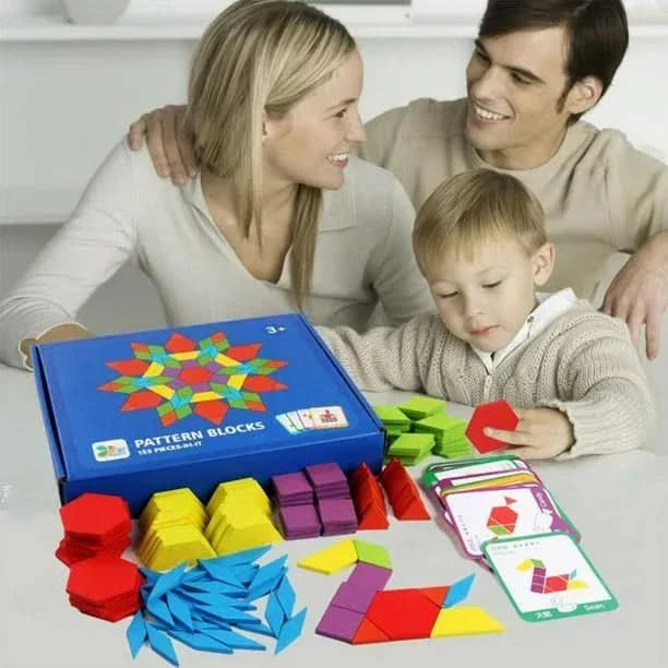 Juego Tangram de Patrones 155 Piezas vista adicional – Mil Ideas