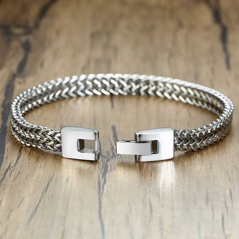 Pulsera de acero inoxidable vista adicional – Mil Ideas