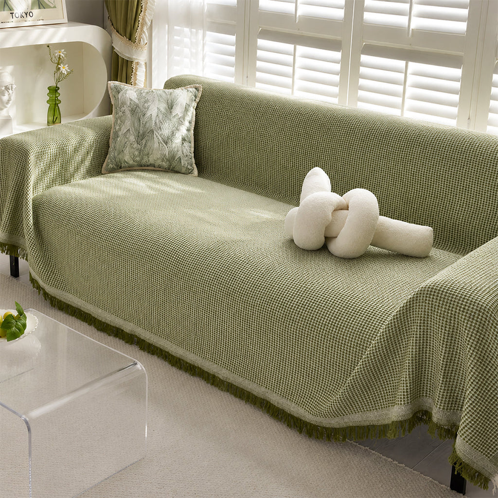Funda Sofa Tejida en Algodon 2 Plazas