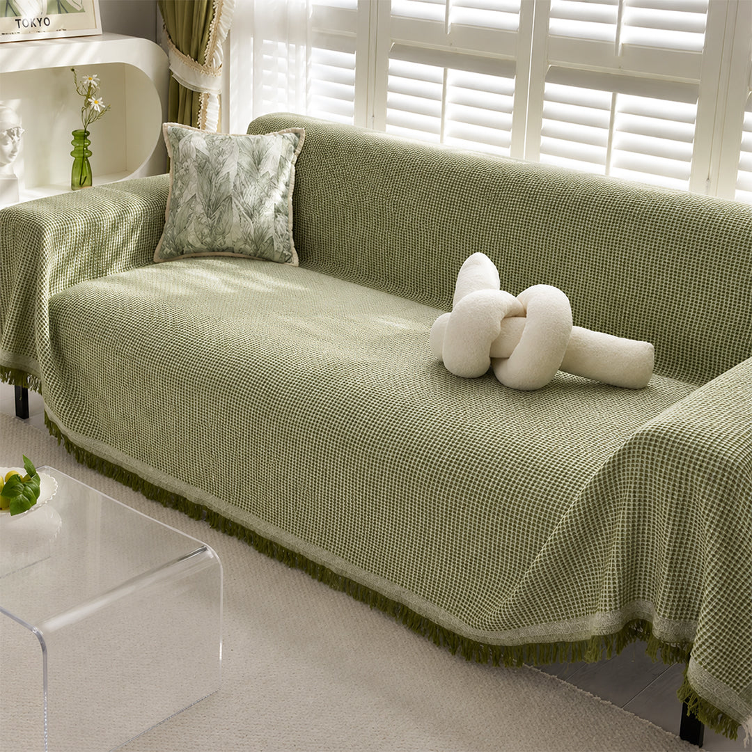 Funda Sofa Tejida en Algodon 2 Plazas
