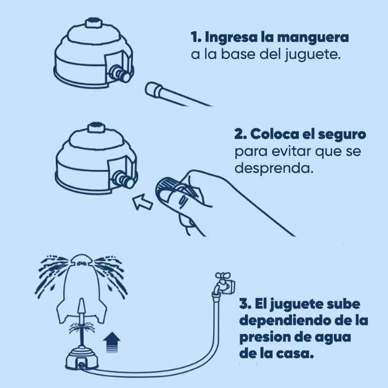 Lanzador de Cohete a Presión con Agua vista adicional – Mil Ideas