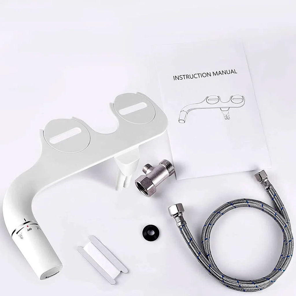 Bidet Higiénico Adaptable a Inodoro WC en uso – Mil Ideas