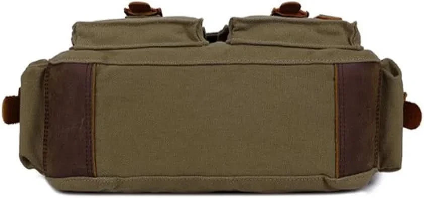 Bolso Halden de Lona y Cuero Marca Vinitivo