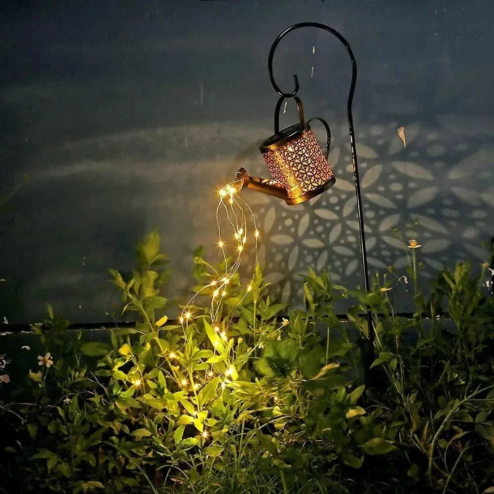 Jarra LED solar con batería para jardín detalle – Mil Ideas