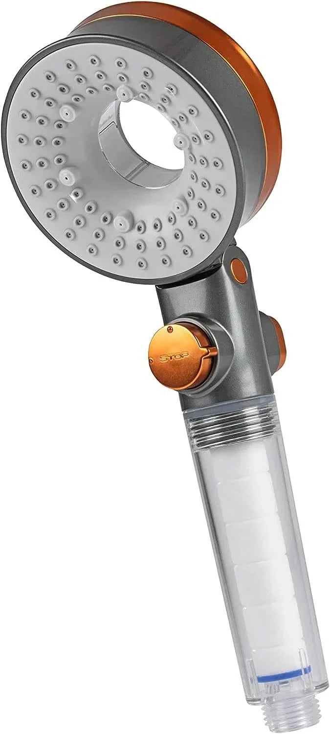 Cabezal doble cara de ducha con 3 modos y filtro detalle – Mil Ideas